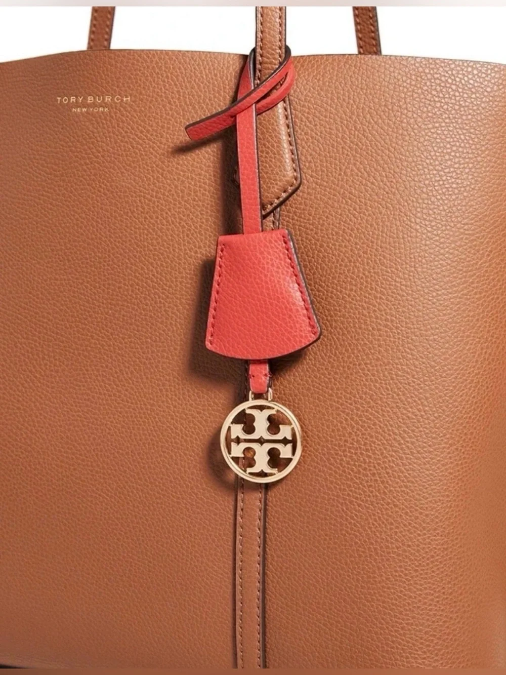 ▪️NWT Tory Burch Perry Leather Tote in Light Umber